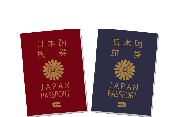 中国広州へ入国する際に提示するパスポートのイメージ画像